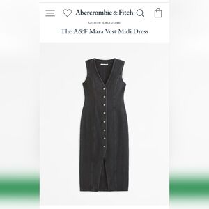 Abercrombie Mara Vest Midi Dress